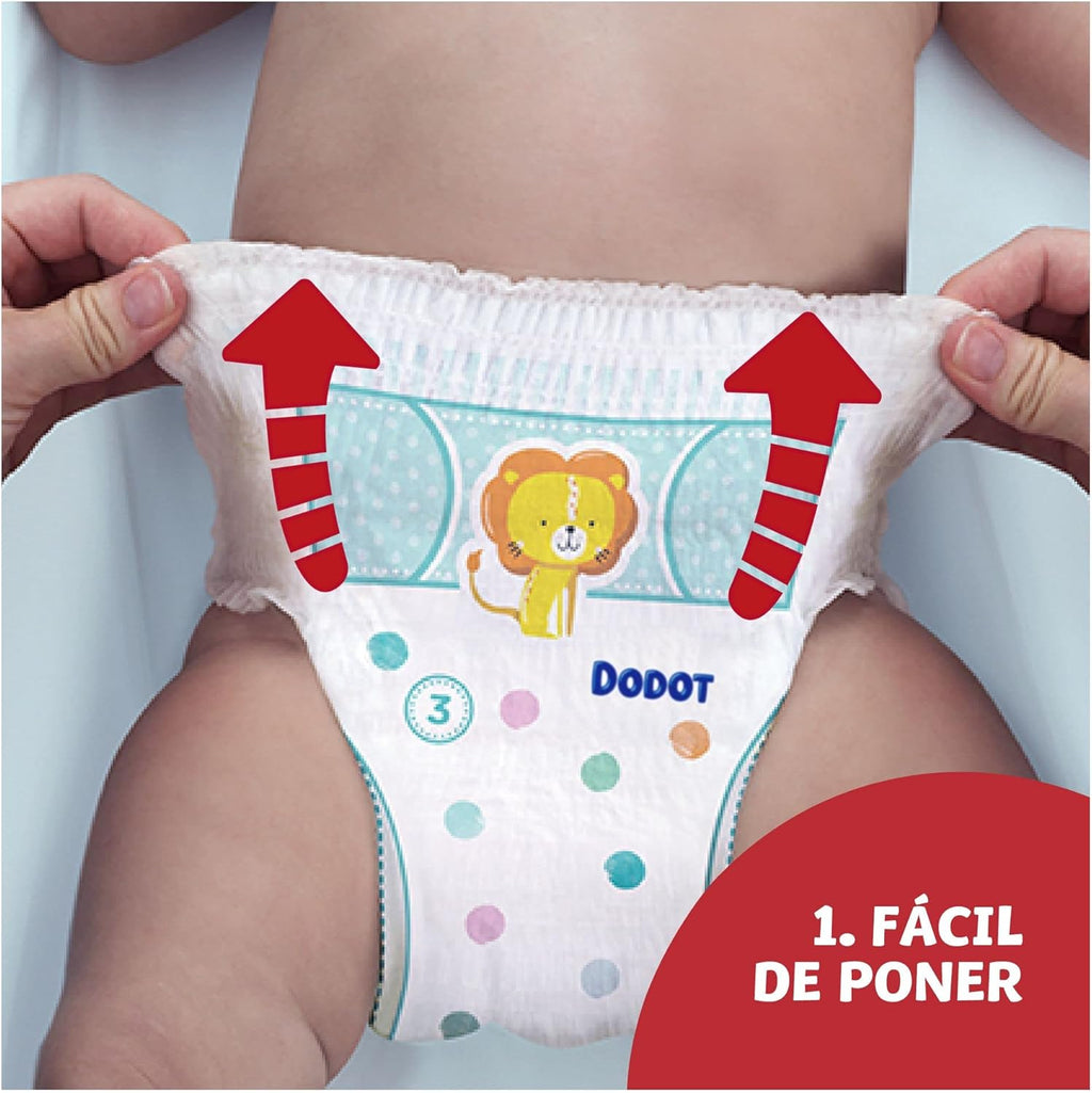 Dodot Diaper-Brief Activity Pants, Size 7 (17+ kg), 87 Diapers, With 360 Anti-Leak Fit Extra Soft