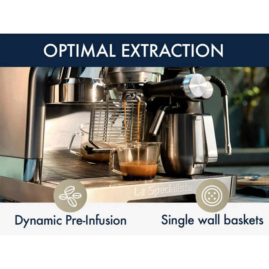 DeLonghi La Specialista Maestro Espresso Machine with LatteCrema EC9665M (Silver)