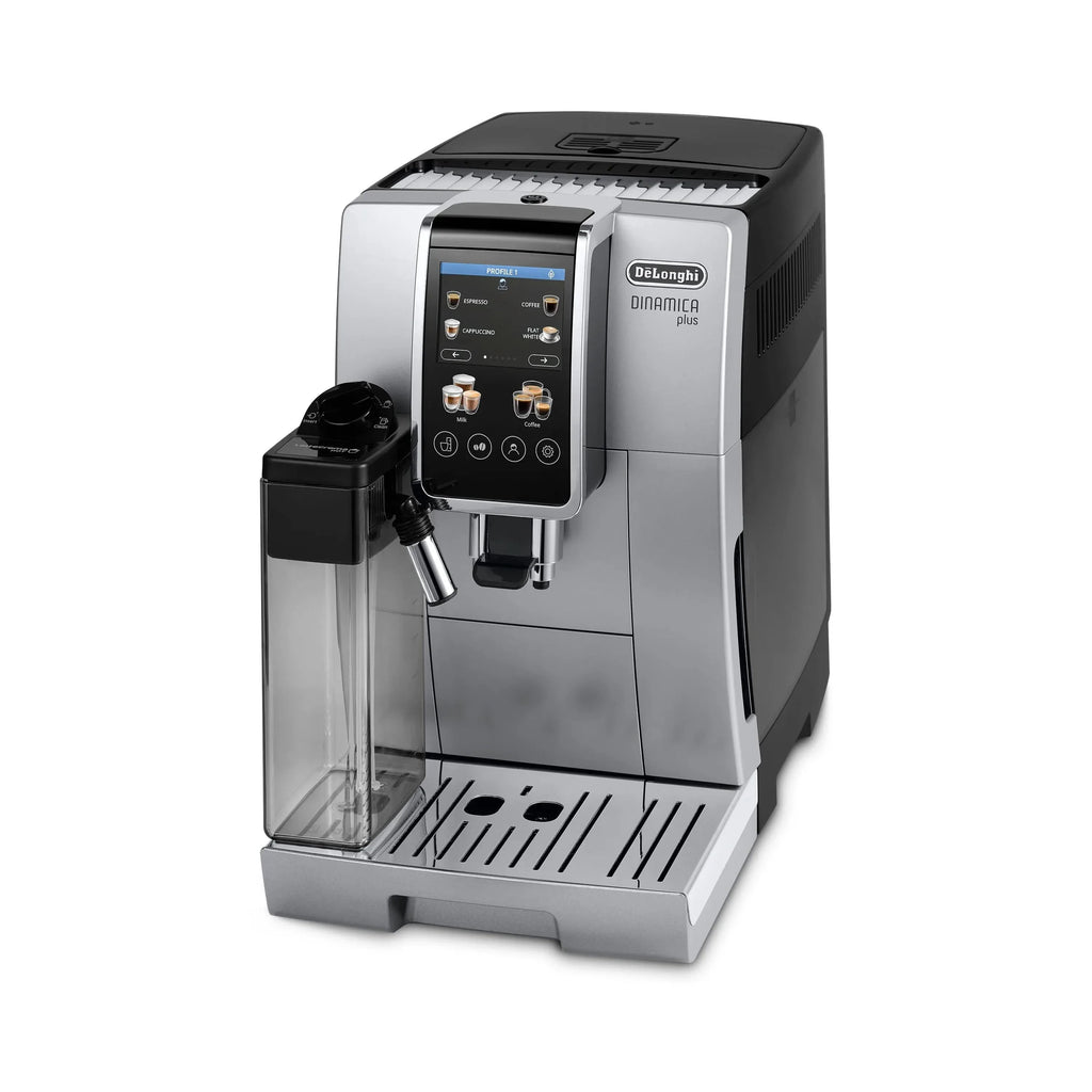 DeLonghi Dinamica Plus Super Automatic Espresso & Coffee Machine ECAM38085SB (Silver)