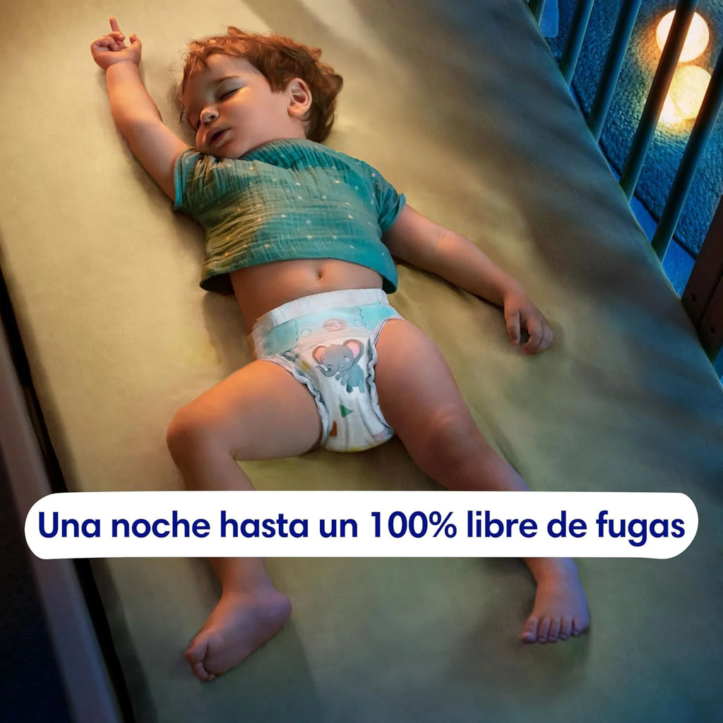 Dodot Pañales Bebé-Seco, Talla 7 (15+ kg), 120 Pañales, Una Noche Hasta Un 100% Libre De Fugas, Pack mensual