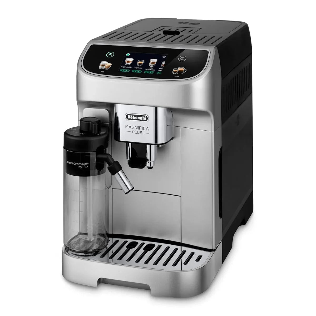 DeLonghi Magnifica Plus Super Automatic Espresso Machine with LatteCrema System ECAM32070SB