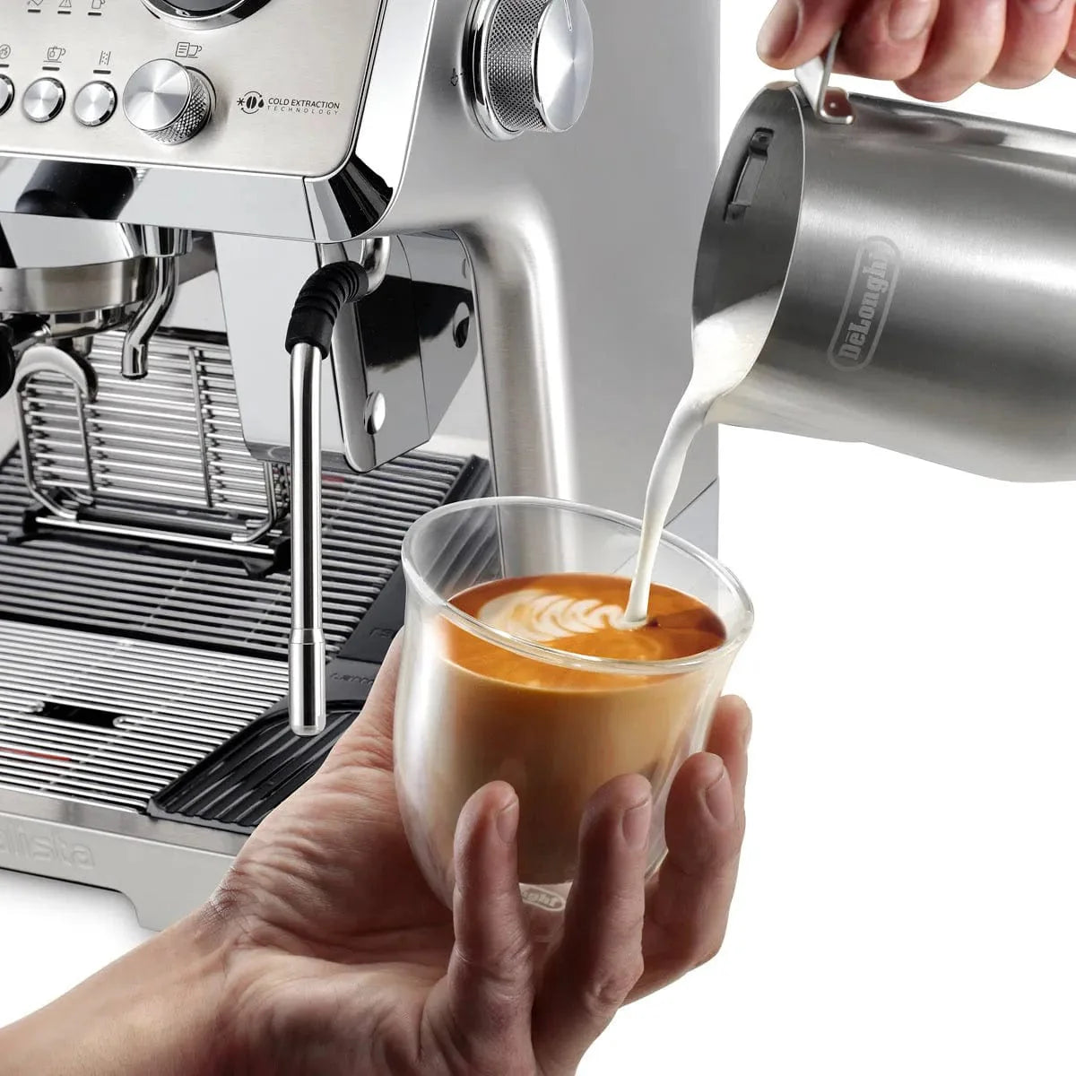 DeLonghi La Specialista Maestro Espresso Machine with Cold Brew EC9885M (Silver)