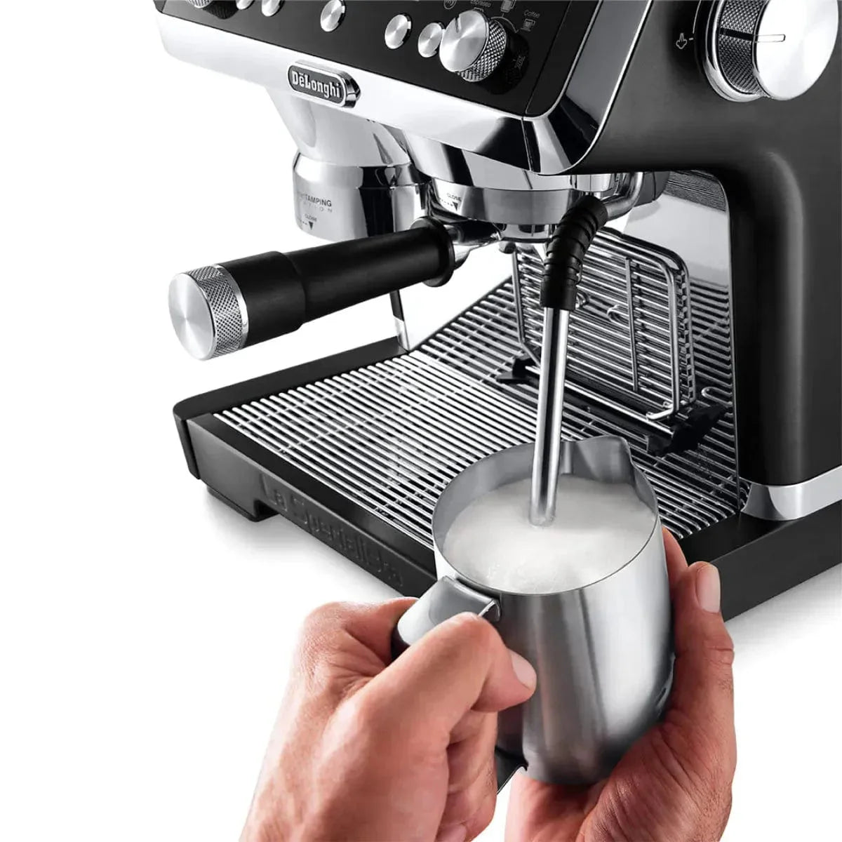 DeLonghi La Specialista Prestigio Semi-Automatic Espresso Machine EC9355M (Silver)
