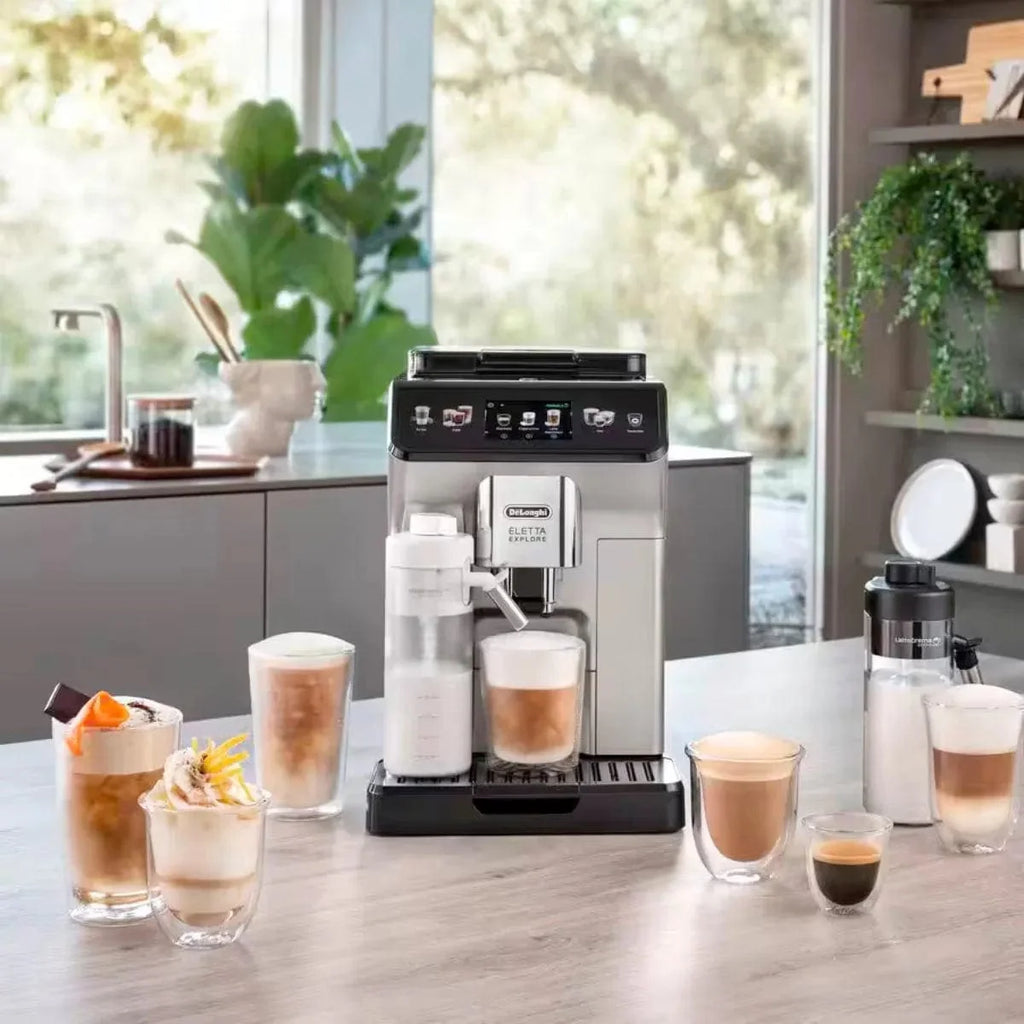 DeLonghi Eletta Explore Super Automatic Espresso Machine with Cold Brew ECAM45086S