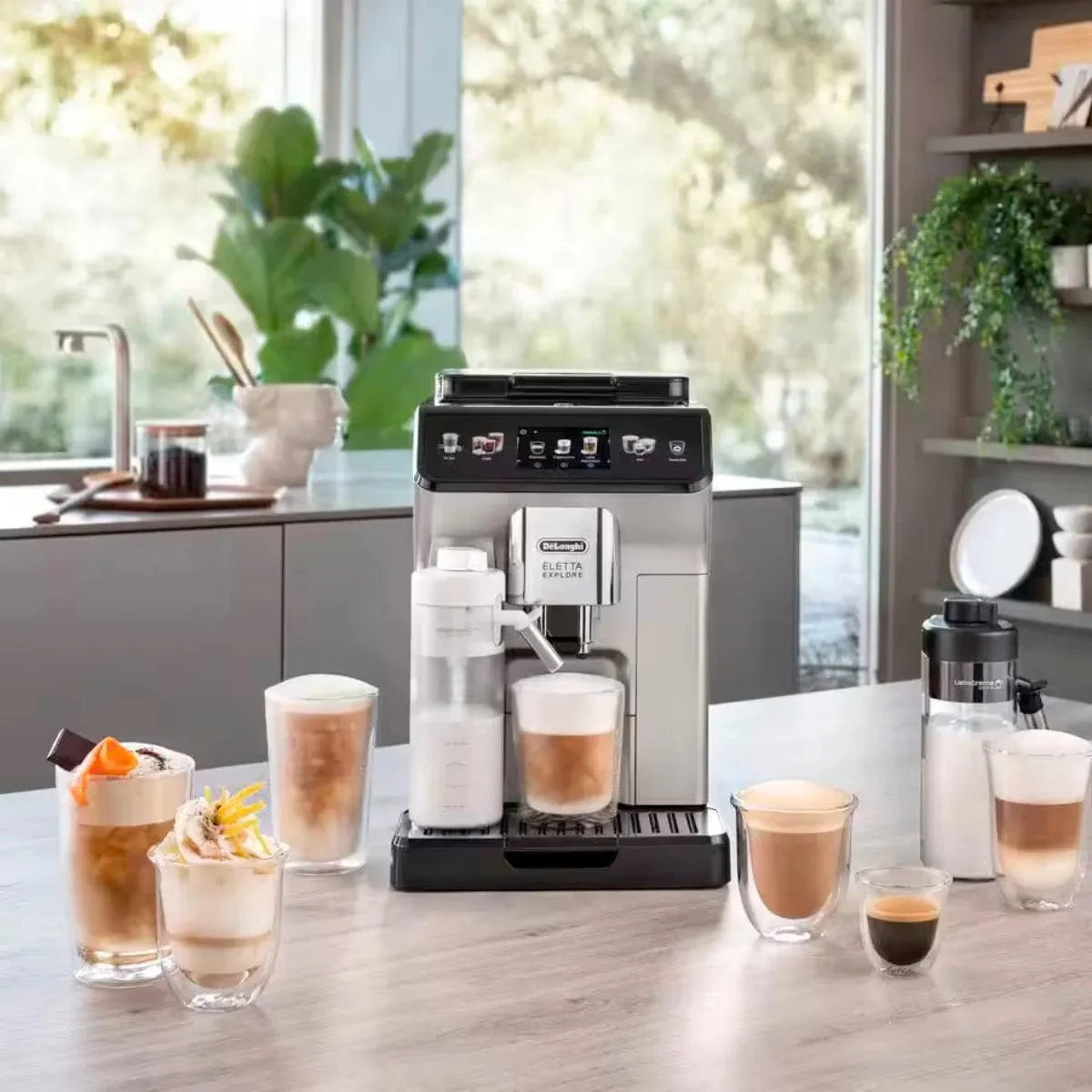 DeLonghi Eletta Explore Super Automatic Espresso Machine with Cold Brew ECAM45086S