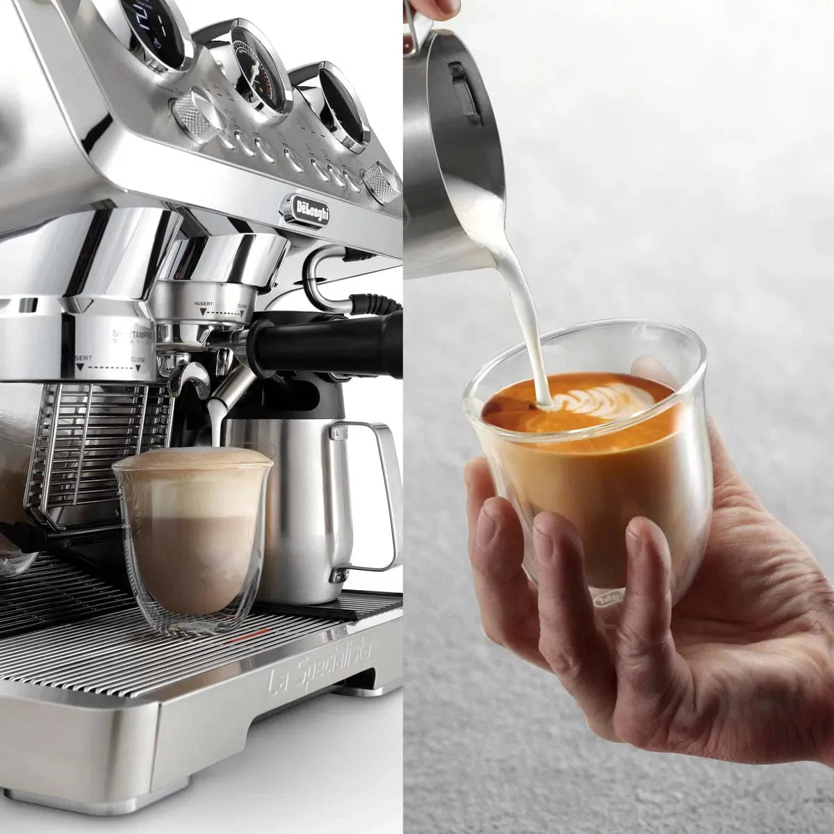 DeLonghi La Specialista Maestro Espresso Machine with Cold Brew EC9885M (Silver)