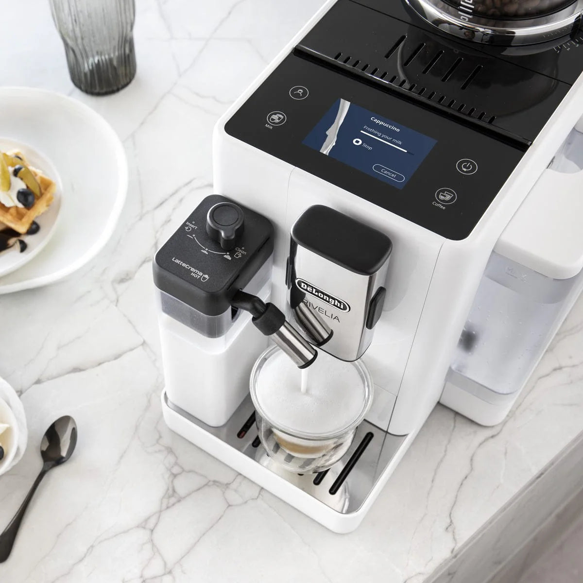 DeLonghi Rivelia Super Automatic Espresso Machine EXAM44055W