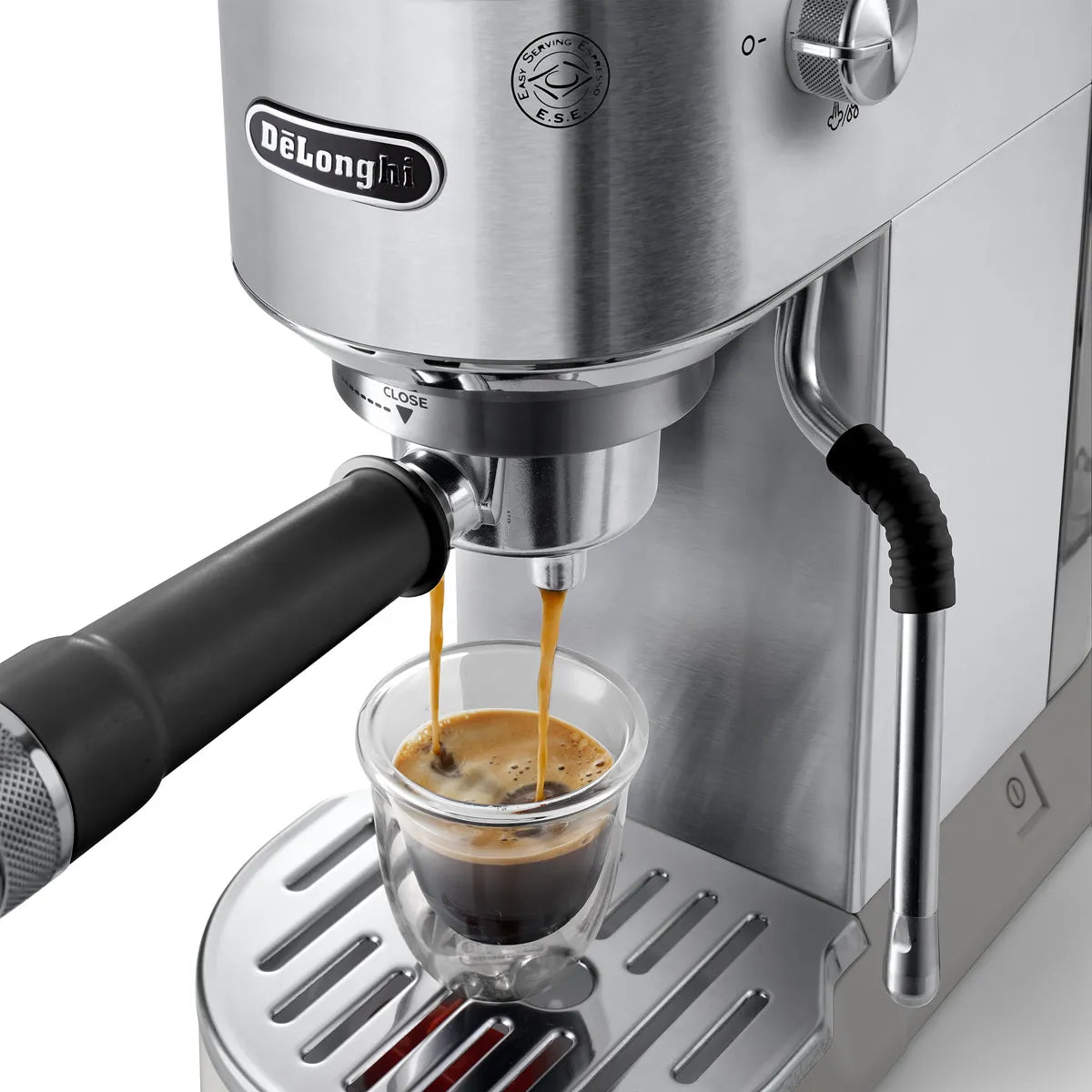 DeLonghi Dedica Duo Espresso Machine with Cold Brew EC890M (Metal)