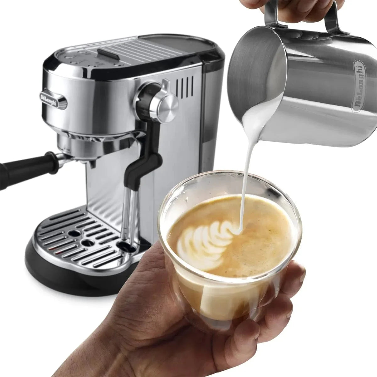 DeLonghi Dedica Maestro Plus Espresso & Cappuccino Machine EC950M