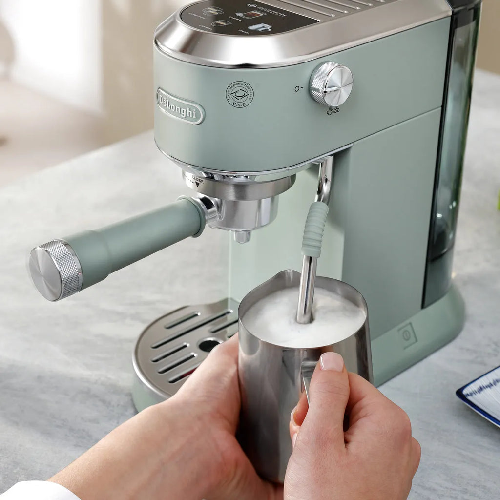 DeLonghi Dedica Duo Espresso Machine with Cold Brew EC890GR (Pistachio)