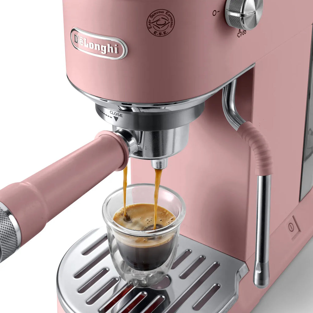 DeLonghi Dedica Duo Espresso Machine with Cold Brew EC890PK (Rosé)