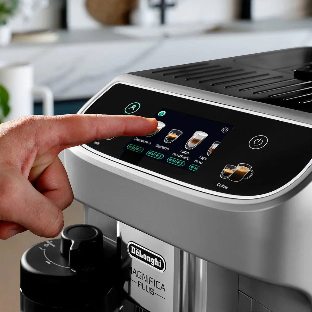 DeLonghi Magnifica Plus Super Automatic Espresso Machine with LatteCrema System ECAM32070SB