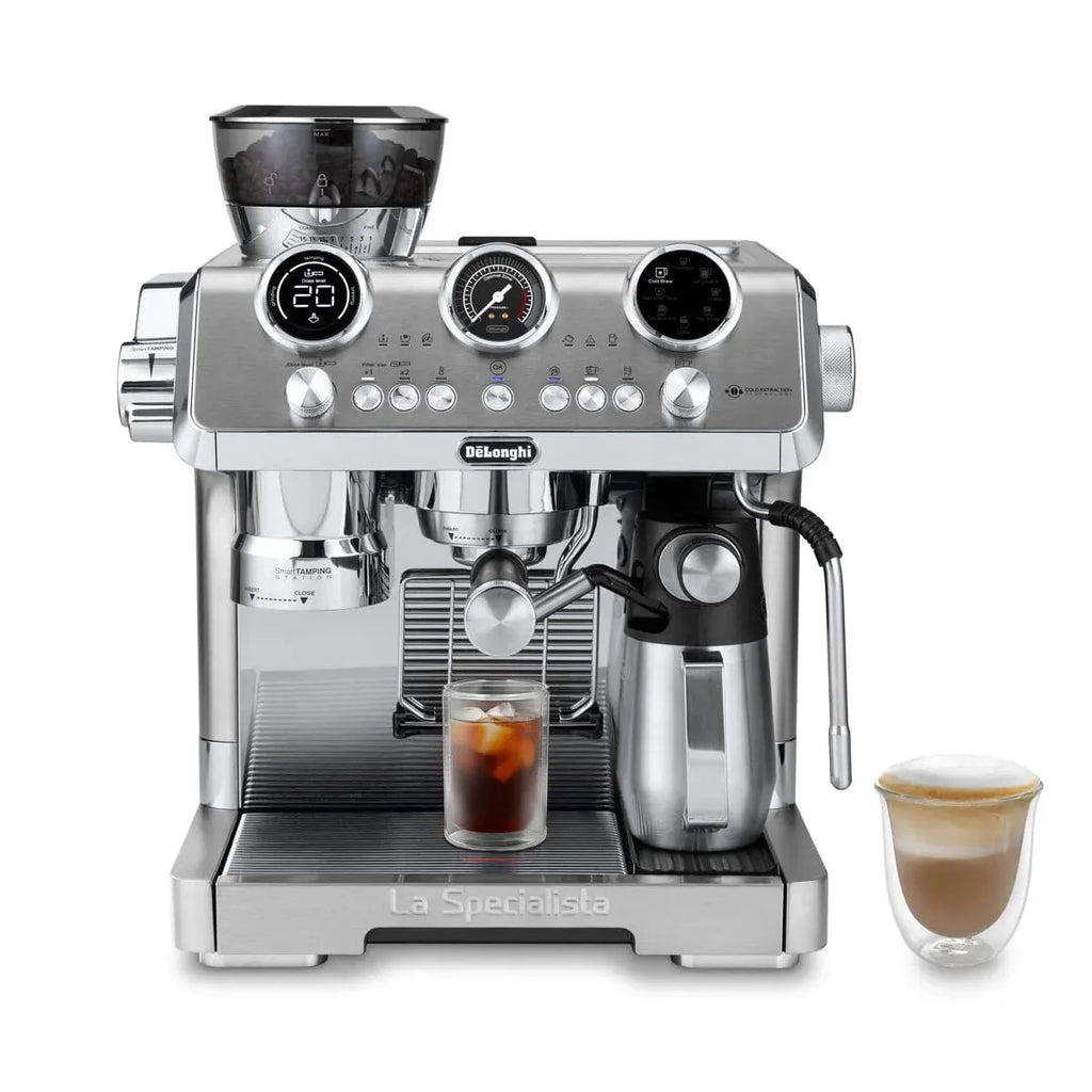 DeLonghi La Specialista Maestro Espresso Machine with Cold Brew EC9885M (Silver)