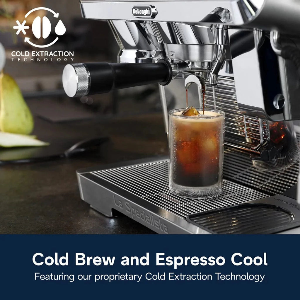 DeLonghi La Specialista Maestro Espresso Machine with Cold Brew EC9885M (Silver)