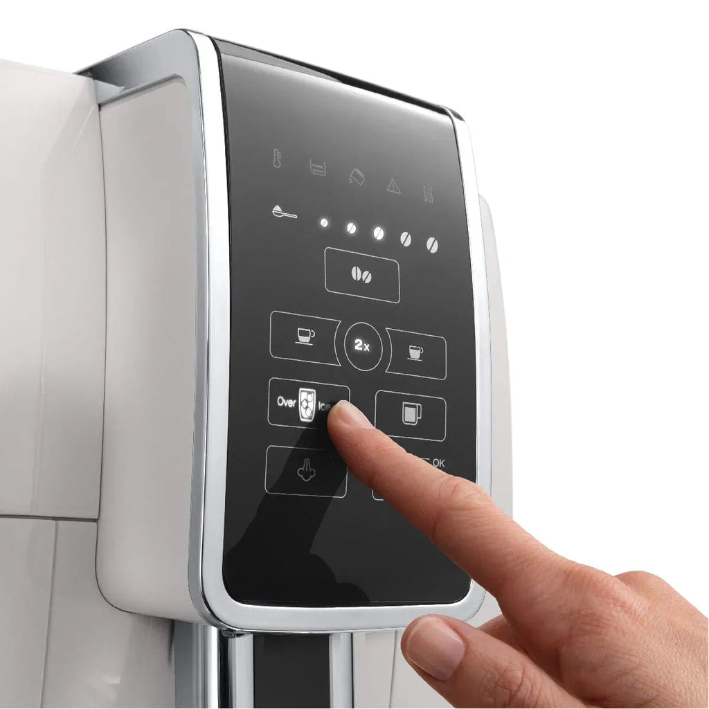 DeLonghi Dinamica Super Automatic Espresso & Coffee Machine - ECAM35020W (White)