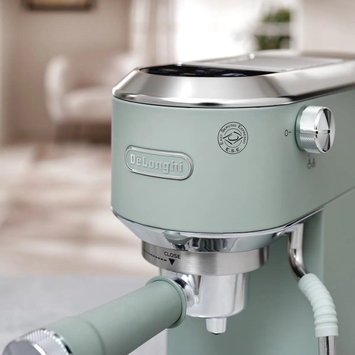 DeLonghi Dedica Duo Espresso Machine with Cold Brew EC890GR (Pistachio)
