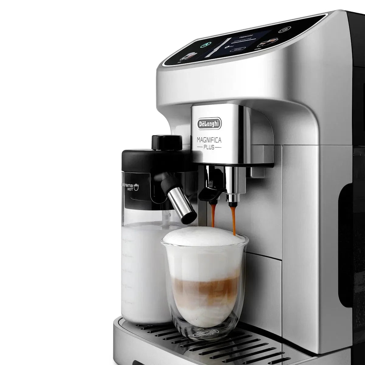 DeLonghi Magnifica Plus Super Automatic Espresso Machine with LatteCrema System ECAM32070SB