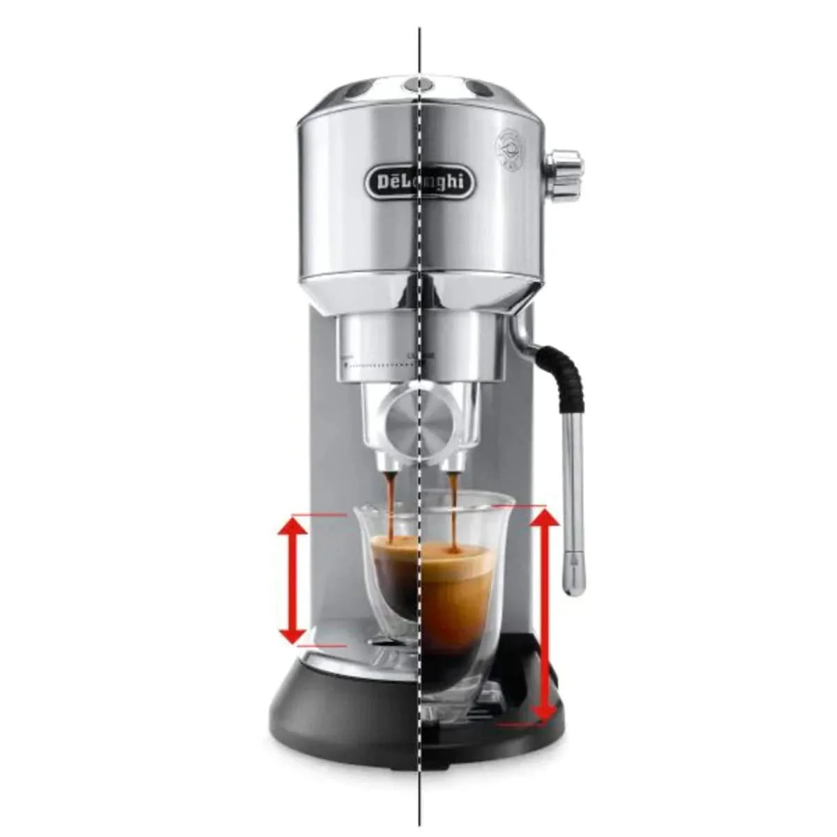 DeLonghi Dedica Arte Espresso & Cappuccino Machine EC885M（Silver）