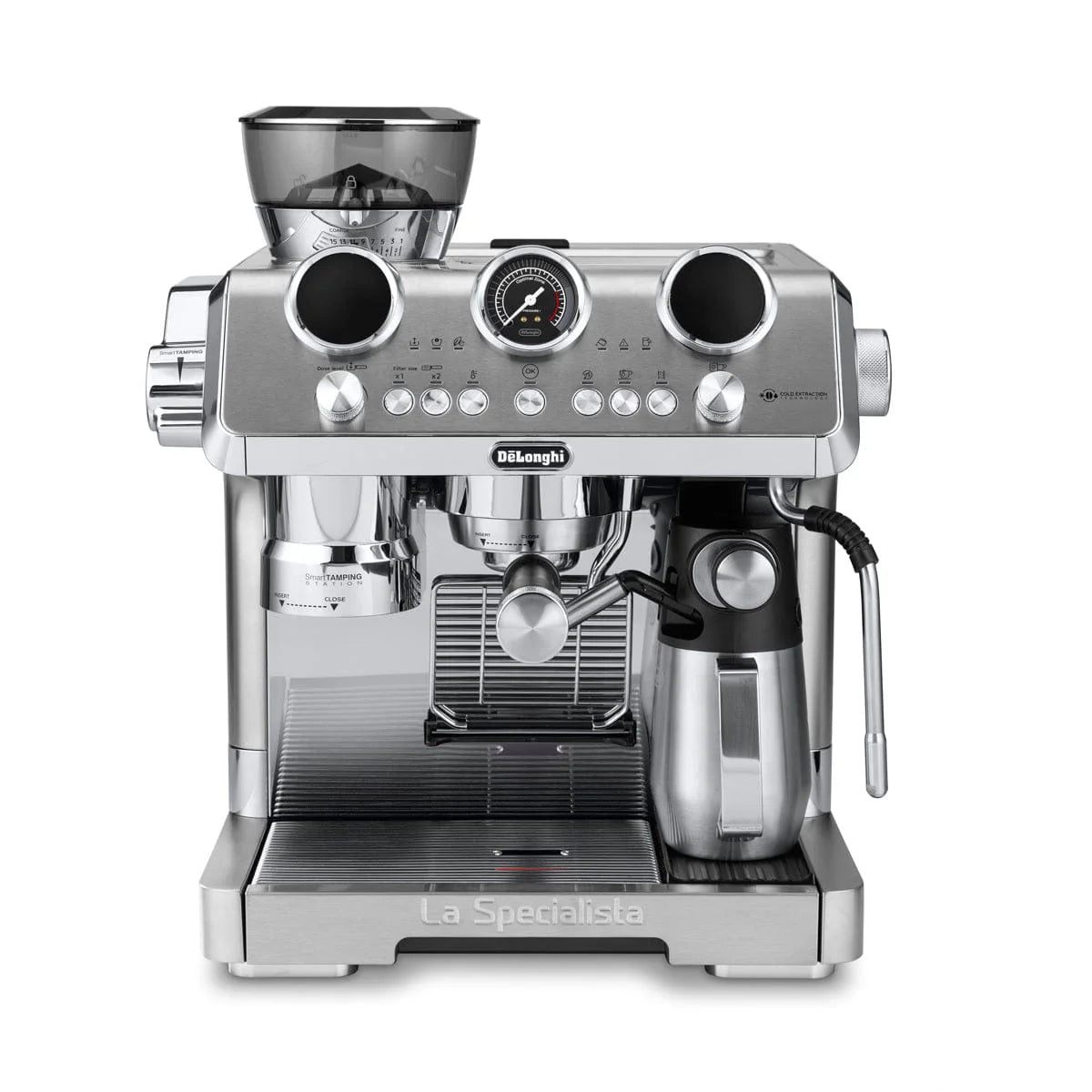 DeLonghi La Specialista Maestro Espresso Machine with Cold Brew EC9885M (Silver)