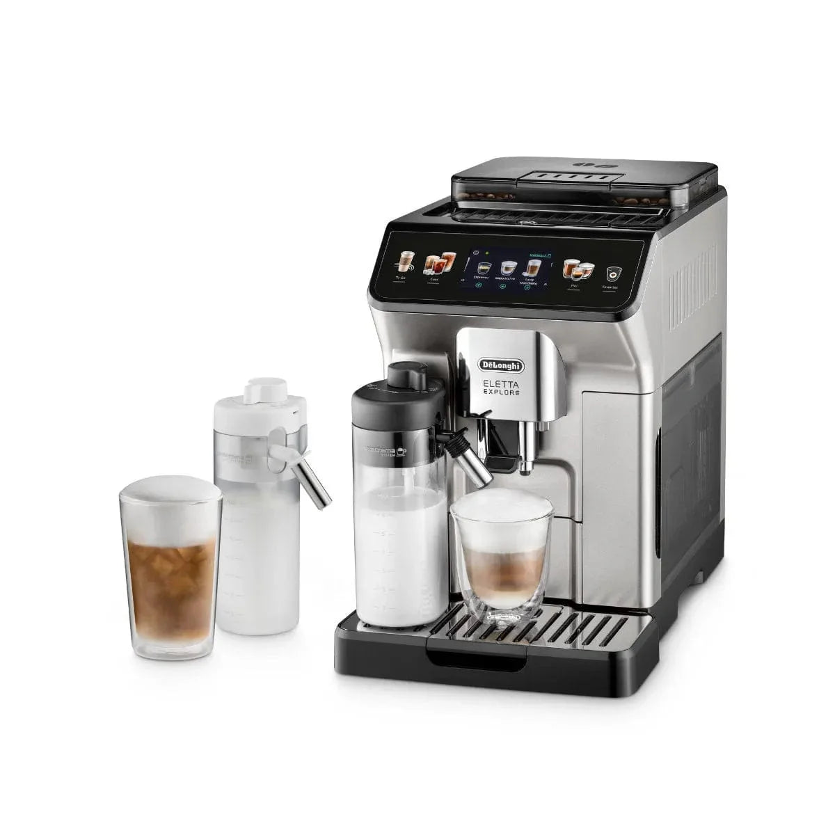 DeLonghi Eletta Explore Super Automatic Espresso Machine with Cold Brew ECAM45086S