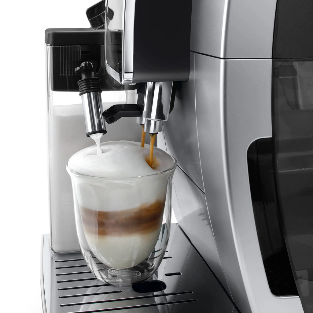 DeLonghi Dinamica Plus Super Automatic Espresso & Coffee Machine ECAM38085SB (Silver)