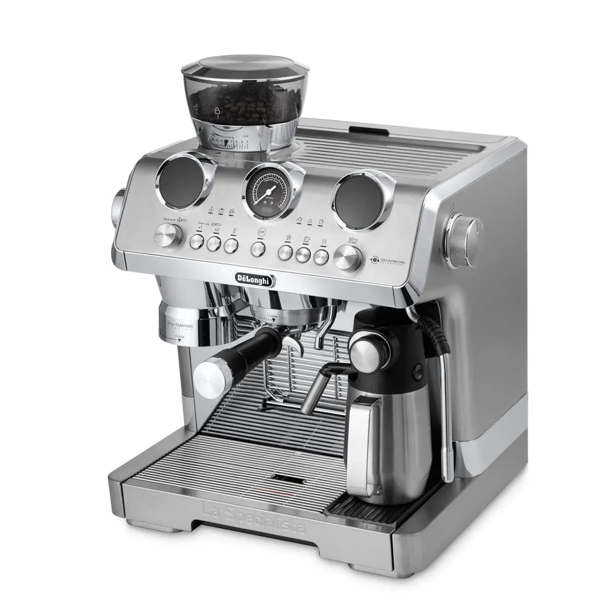 DeLonghi La Specialista Maestro Espresso Machine with Cold Brew EC9885M (Silver)