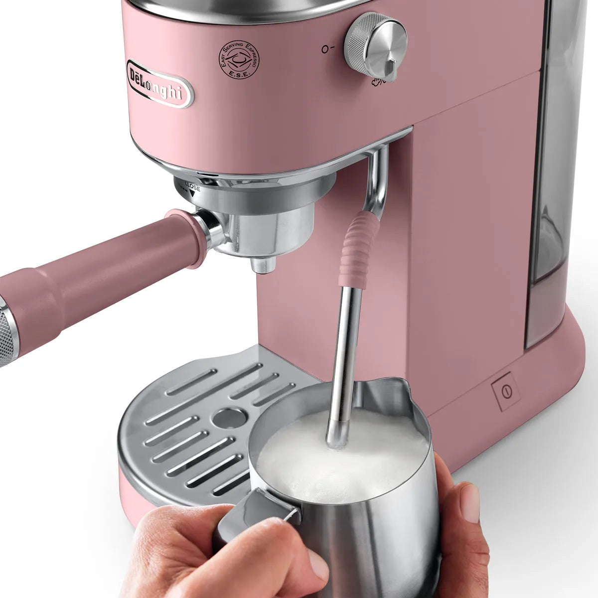 DeLonghi Dedica Duo Espresso Machine with Cold Brew EC890PK (Rosé)