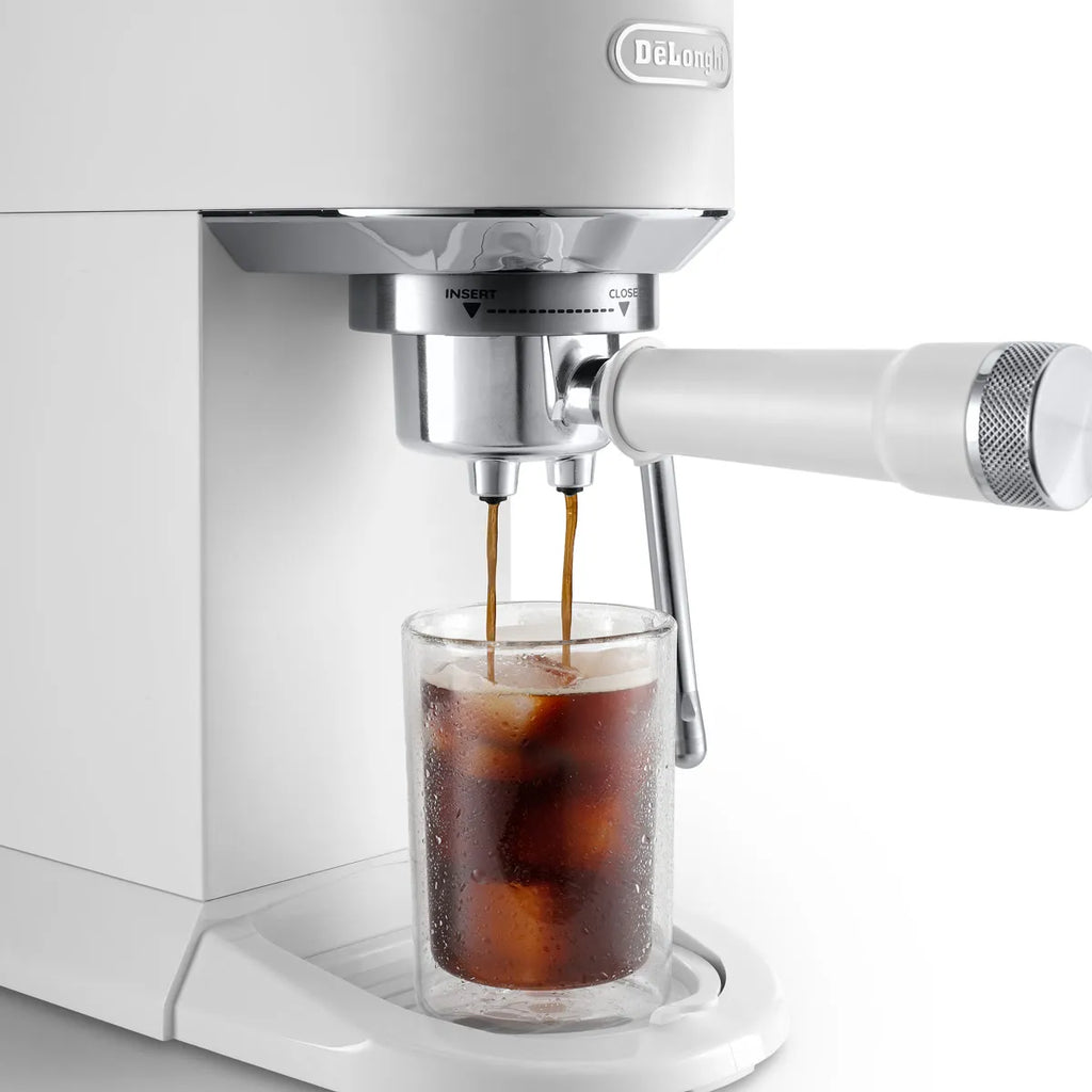 DeLonghi Dedica Duo Espresso Machine with Cold Brew EC890WI (Vanilla)