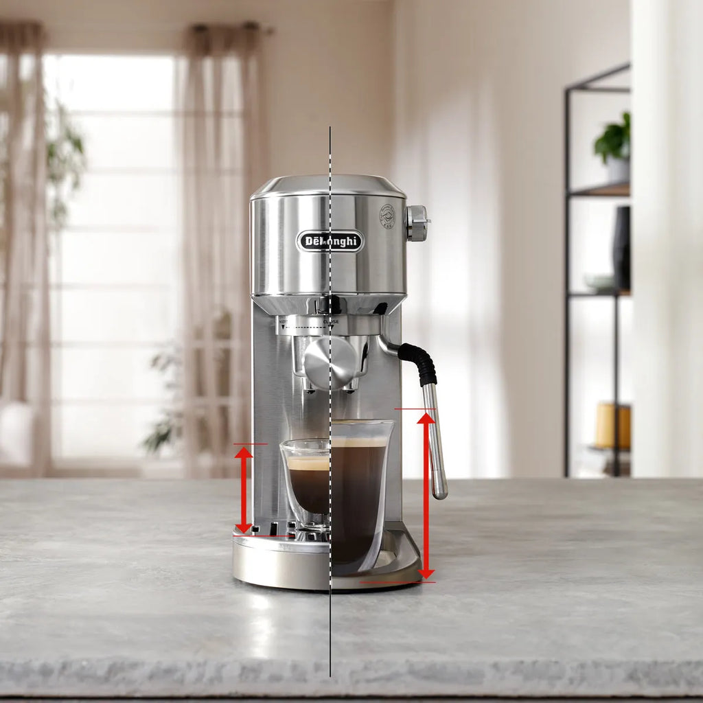 DeLonghi Dedica Duo Espresso Machine with Cold Brew EC890M (Metal)