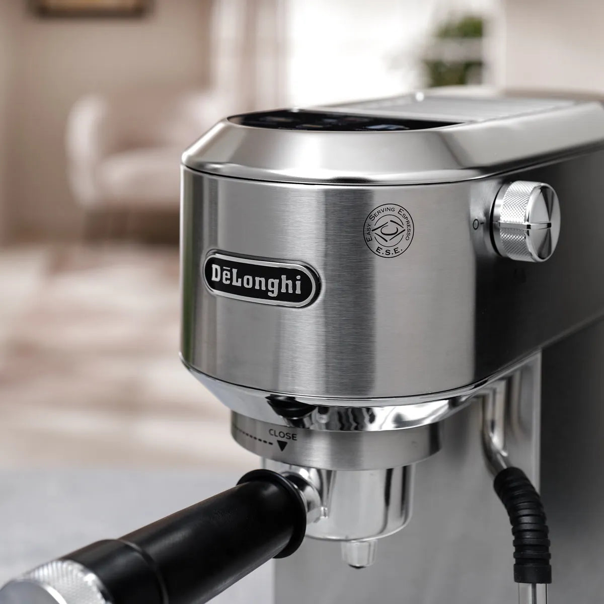 DeLonghi Dedica Duo Espresso Machine with Cold Brew EC890M (Metal)