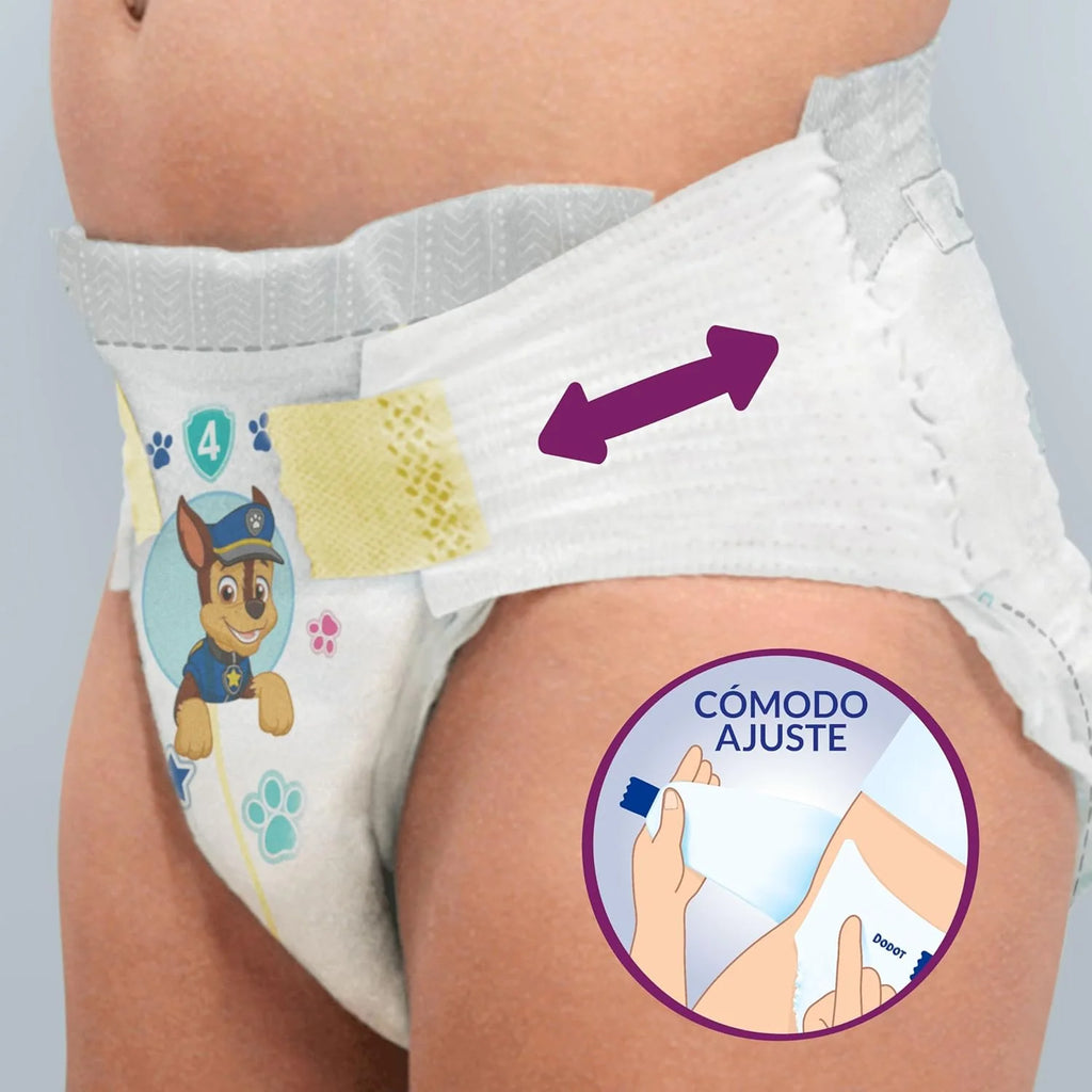 Dodot Pañales Bebé Activity, Talla 7 (15+ kg), 96 Pañales, Hasta 12h de Protección Antifugas y Ajuste, Pack Mensual