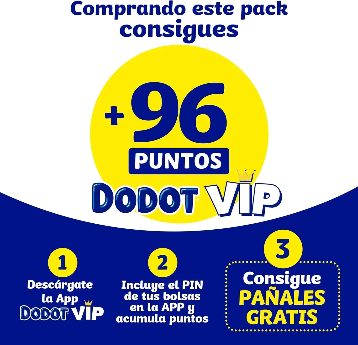 Dodot Pañales Bebé Activity, Talla 7 (15+ kg), 96 Pañales, Hasta 12h de Protección Antifugas y Ajuste, Pack Mensual