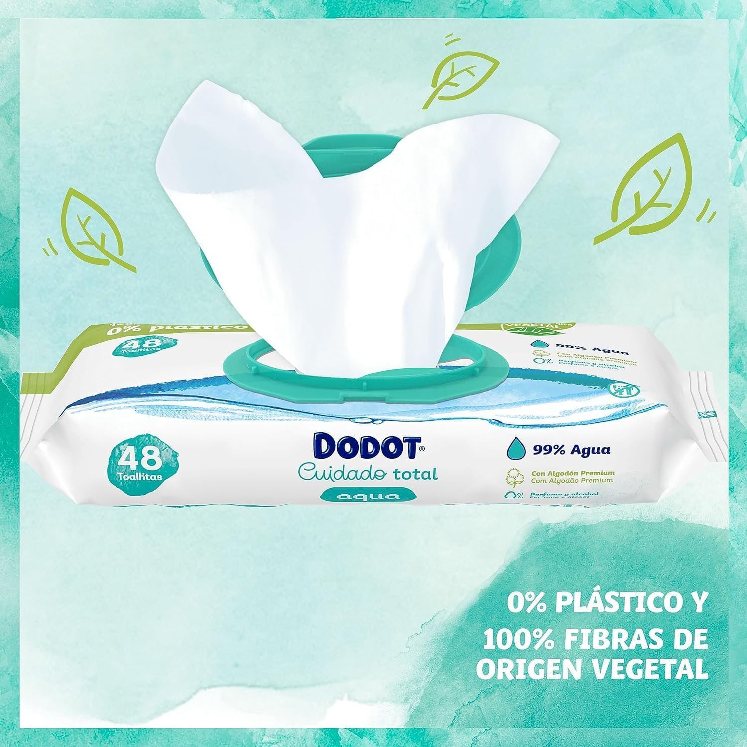 Dodot Aqua Pure Baby Wipes, 1,296 Wipes, Helps Restore Skin's Natural PH, 99% Water