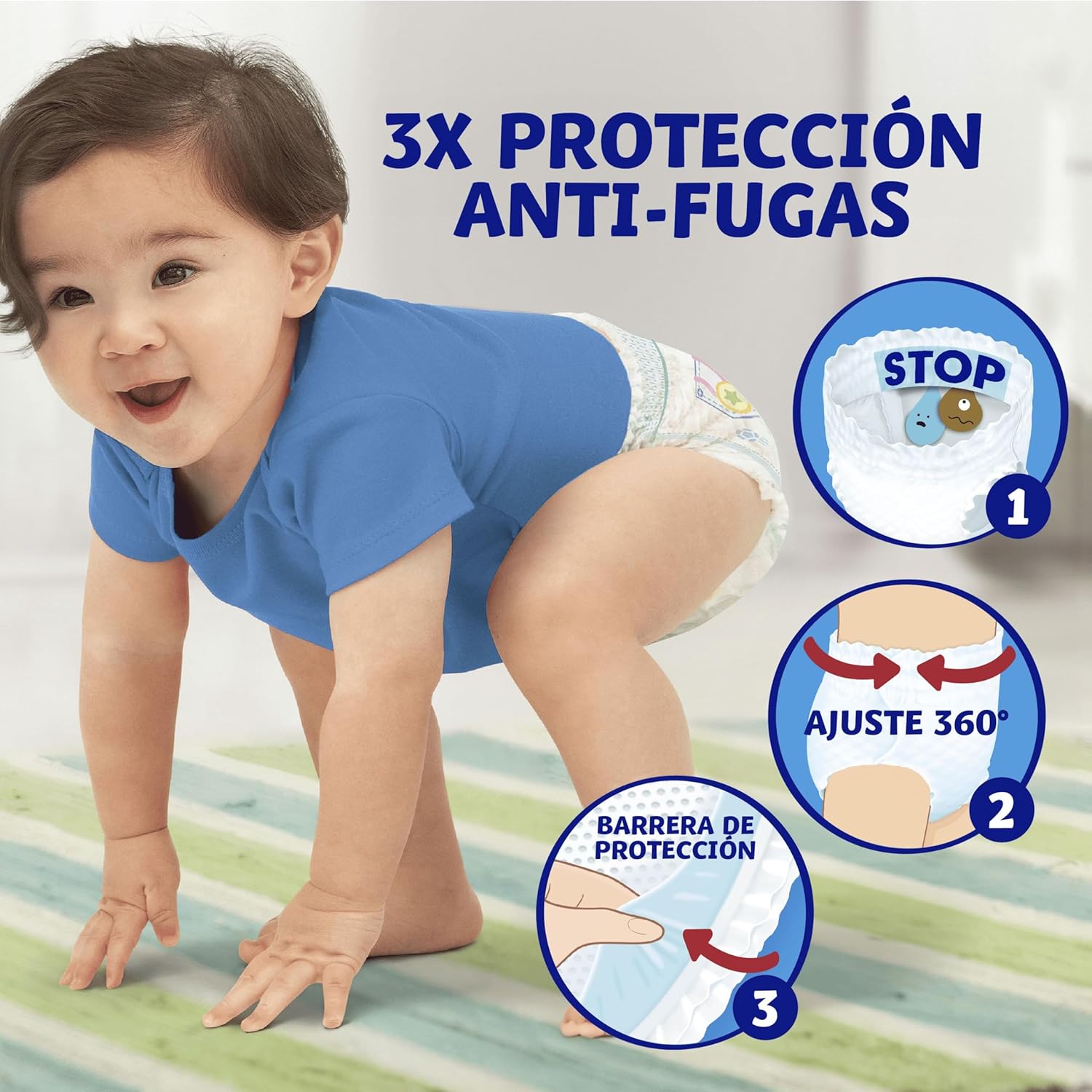 Dodot Diaper-Brief Activity Pants, Size 7 (17+ kg), 87 Diapers, With 360 Anti-Leak Fit Extra Soft