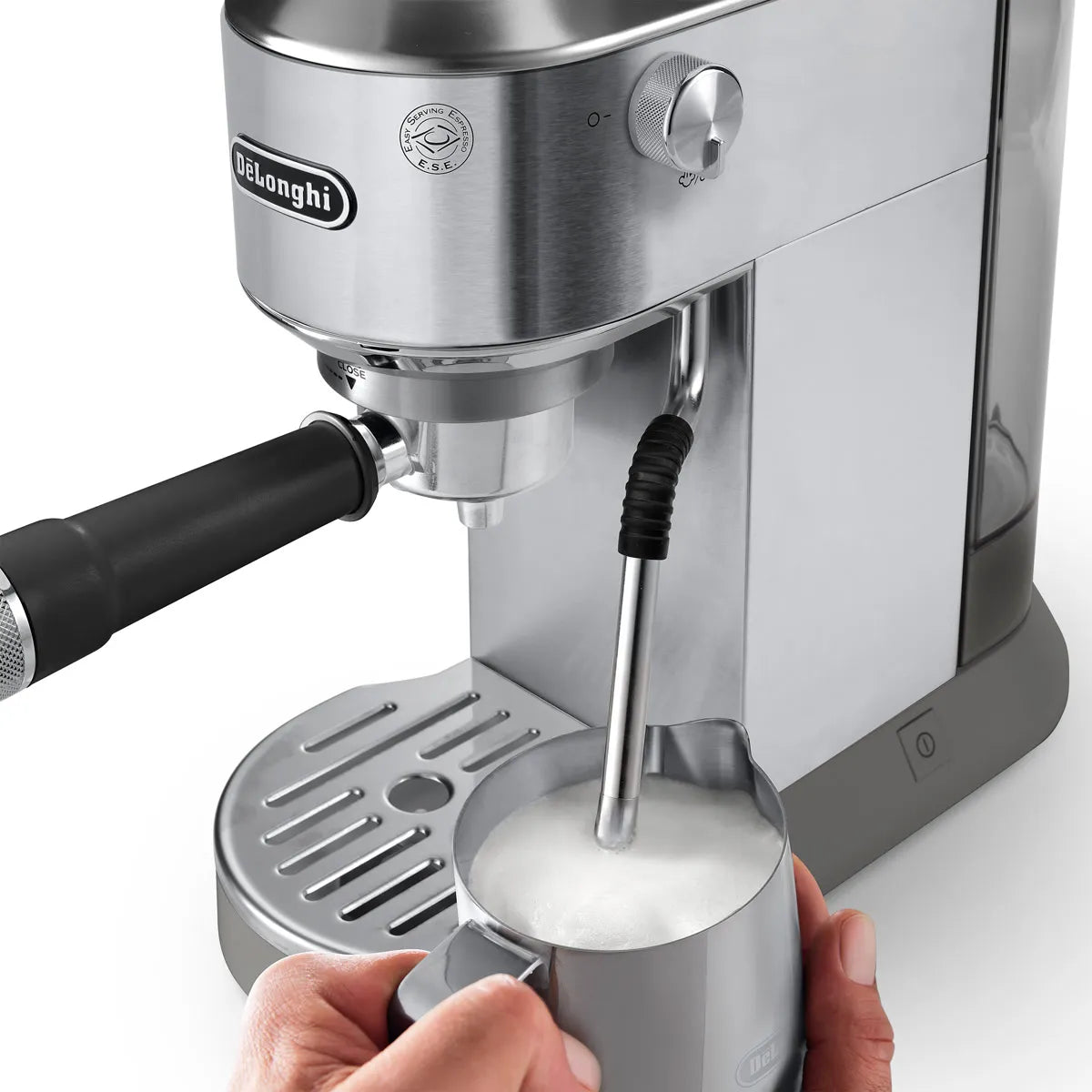 DeLonghi Dedica Duo Espresso Machine with Cold Brew EC890M (Metal)