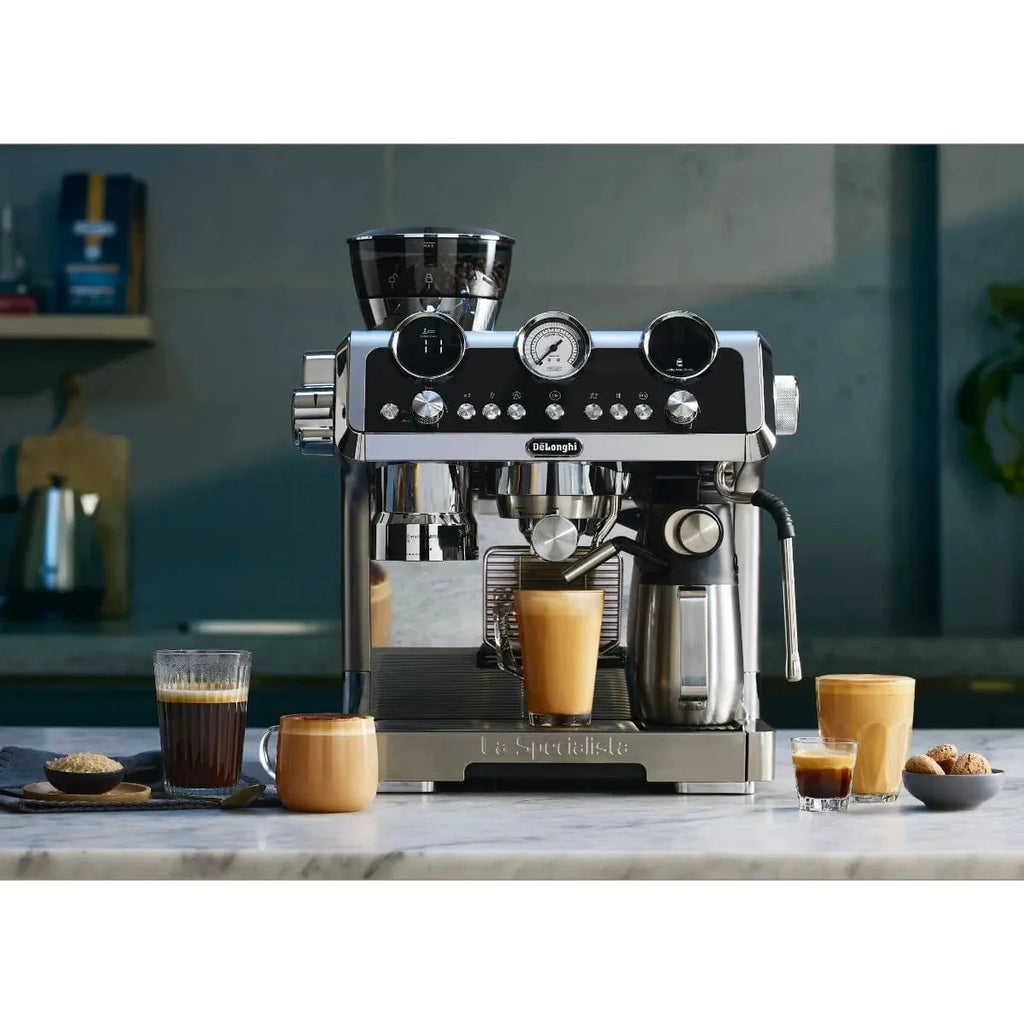 DeLonghi La Specialista Maestro Espresso Machine with LatteCrema EC9665M (Silver)