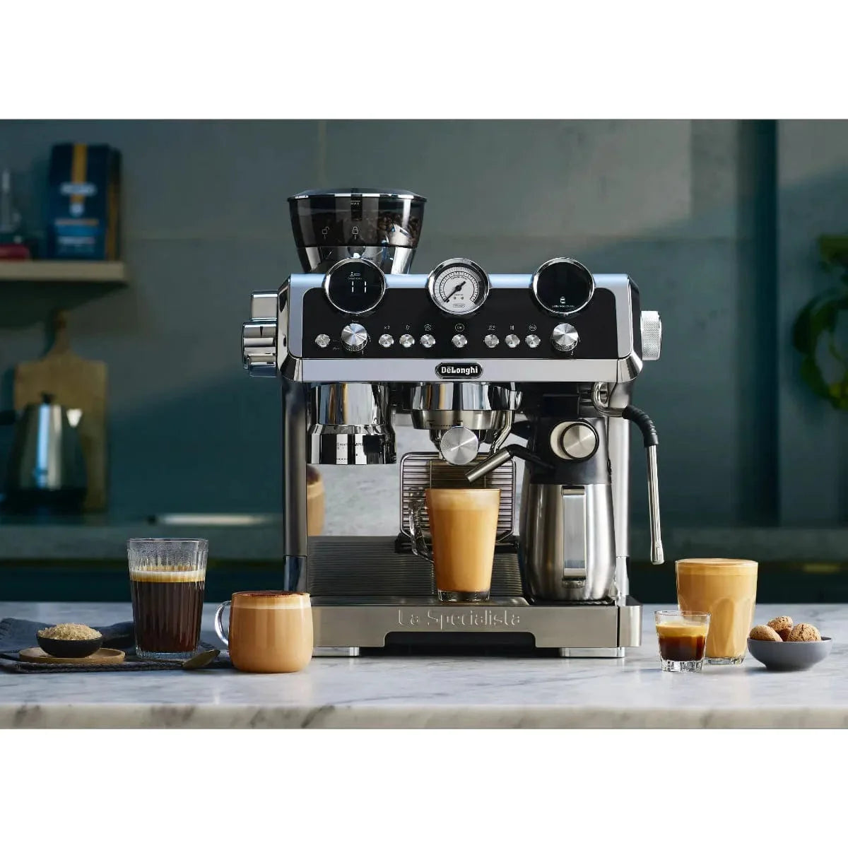 DeLonghi La Specialista Maestro Espresso Machine with LatteCrema EC9665M (Silver)