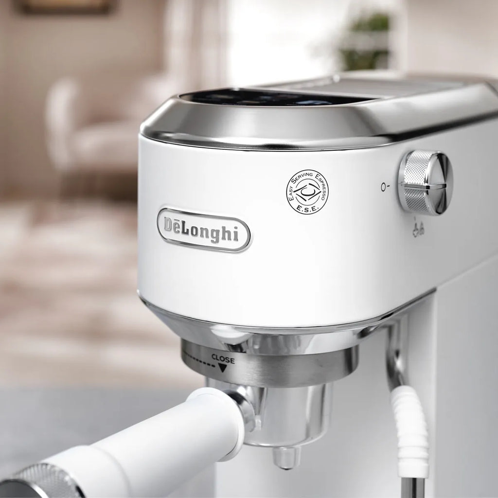 DeLonghi Dedica Duo Espresso Machine with Cold Brew EC890WI (Vanilla)