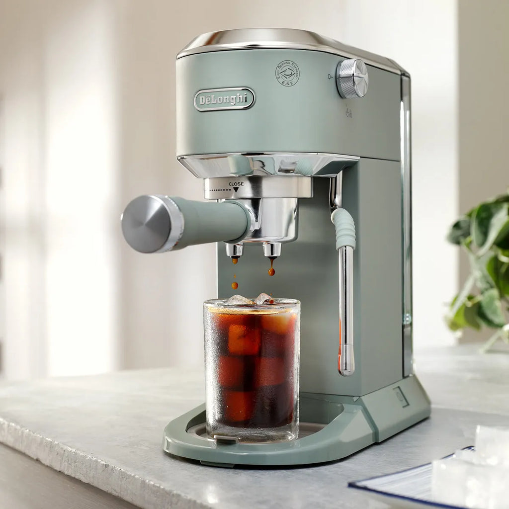 DeLonghi Dedica Duo Espresso Machine with Cold Brew EC890GR (Pistachio)