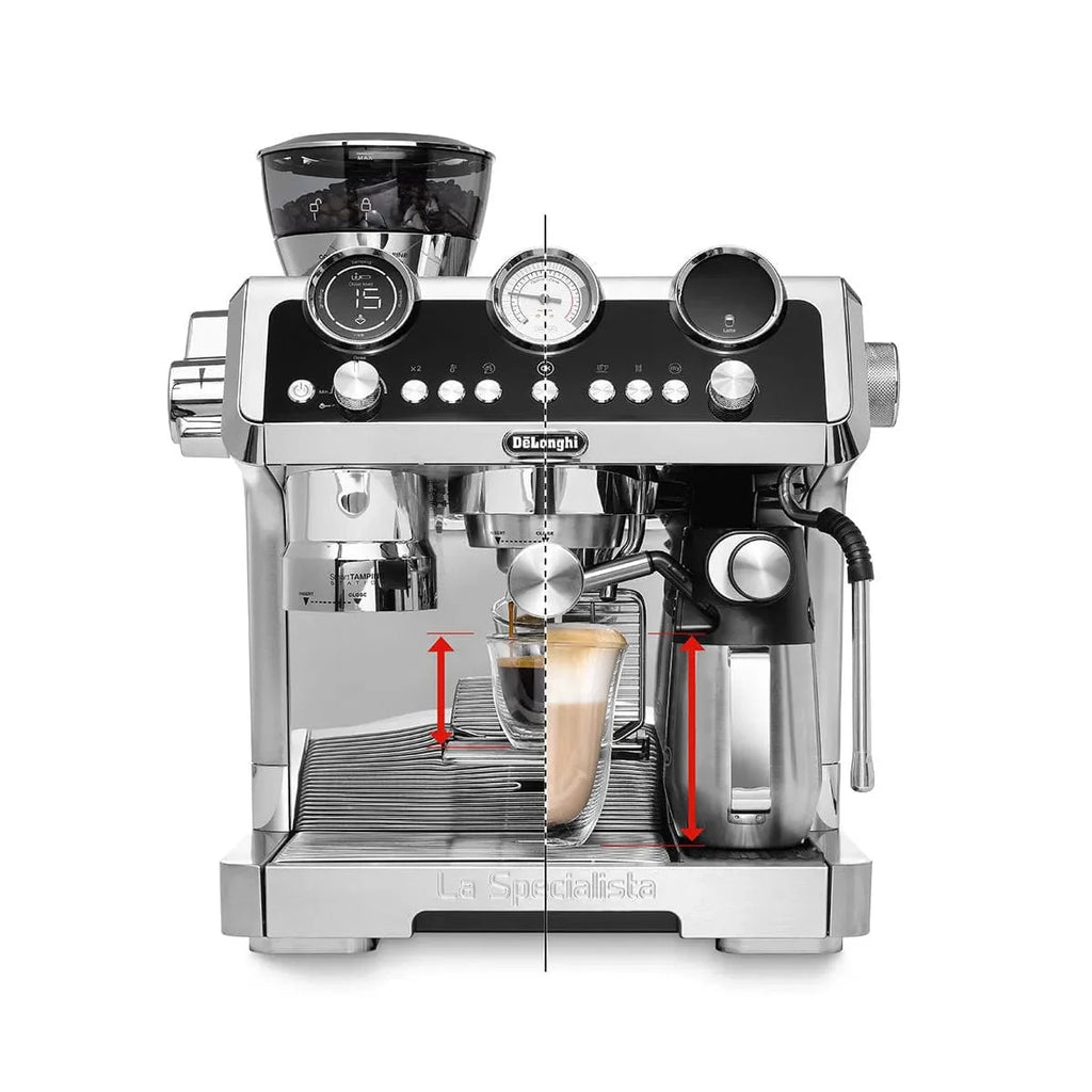DeLonghi La Specialista Maestro Espresso Machine with LatteCrema EC9665M (Silver)