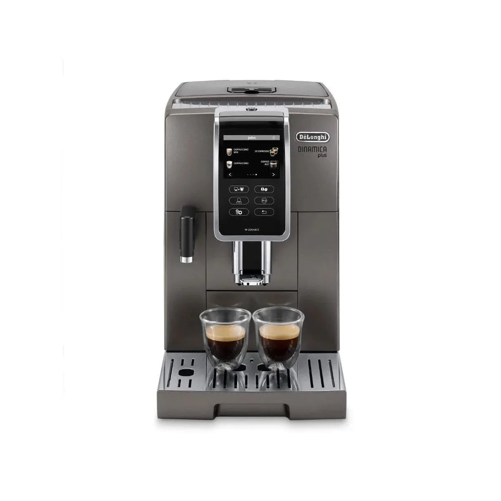 DeLonghi Dinamica PLUS Lattecrema, Super Automatic Espresso & Cappuccino Machine ECAM37095TI (Titanium)